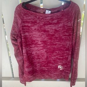 Nike FSU Long Sleeve Slouch Logo Tee Workout